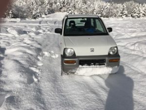 ブリヂストンデューラーat 001雪道性能評価