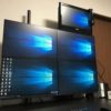 ☆EV2456+EV2455レビュー-驚愕の4画面マルチモニター完成