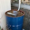 大災害に備える雨水タンク製作